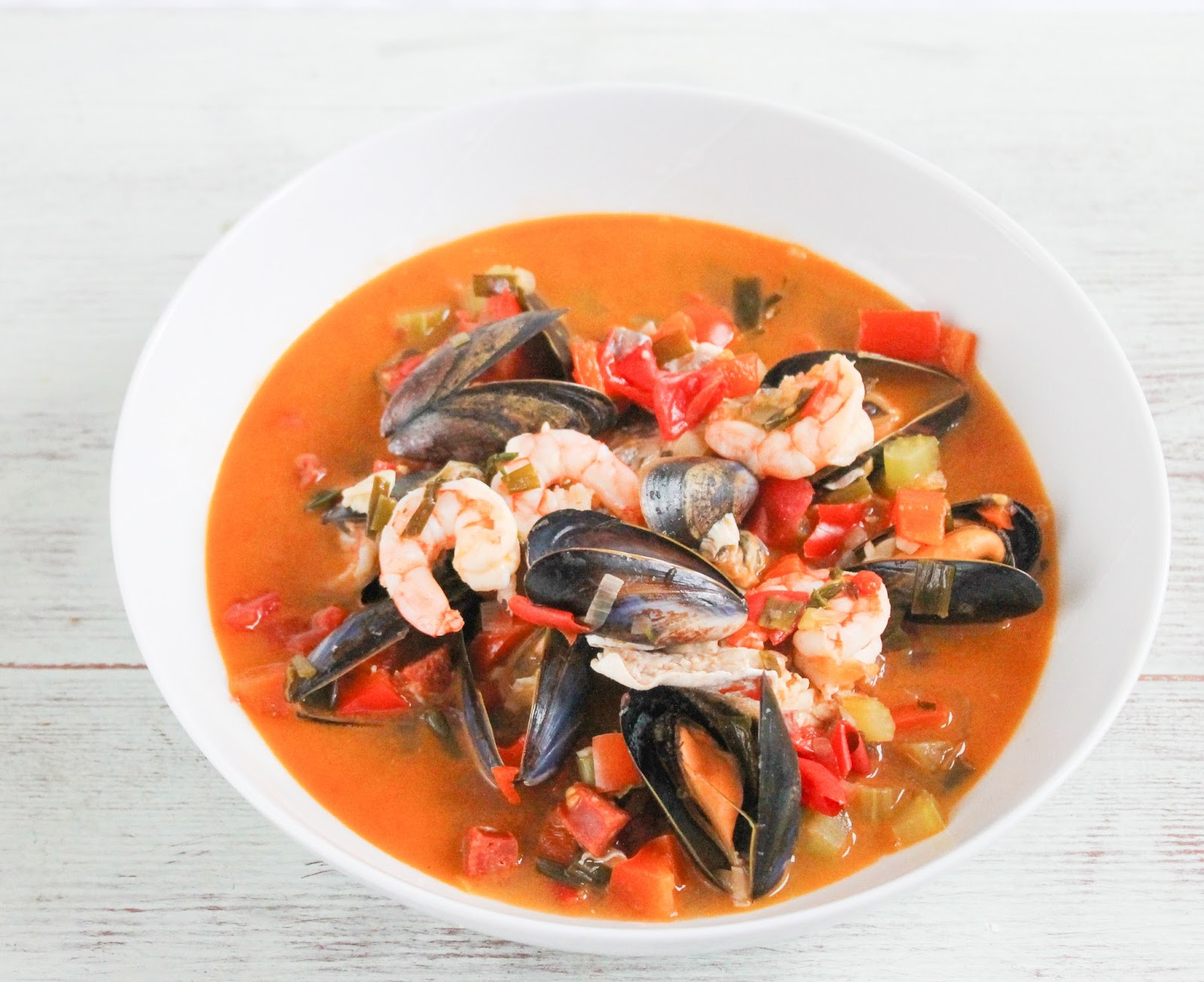 eat like you love yourself Fish Soup with Gurnard, Mussels and Chunky
