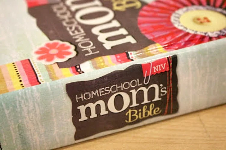 homeschooling mom's bible with devotions