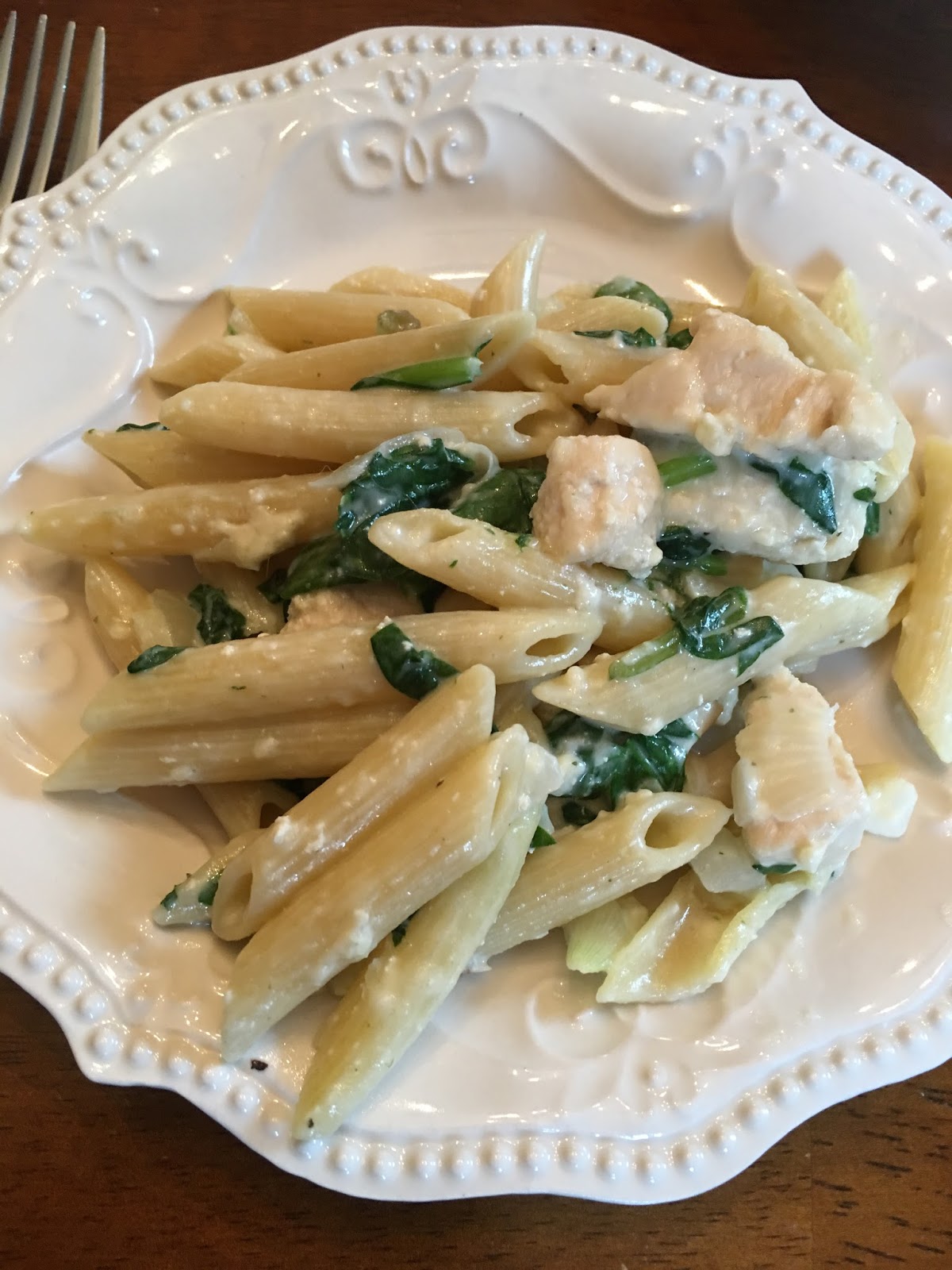 Cool Dads Cook Friday Fun Creamy Garlic Spinach Chicken Pasta