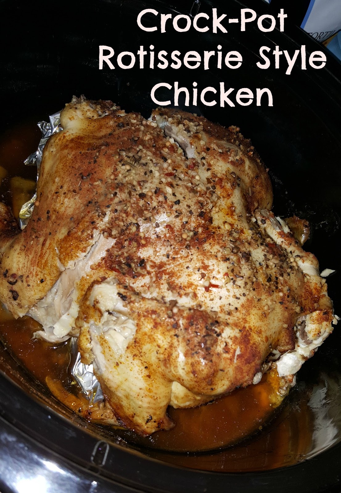 Crock Pot Rotisserie Chicken · Easy Family Recipes