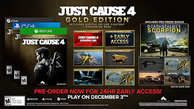 Just Cause 4 Game Gold Edition Features