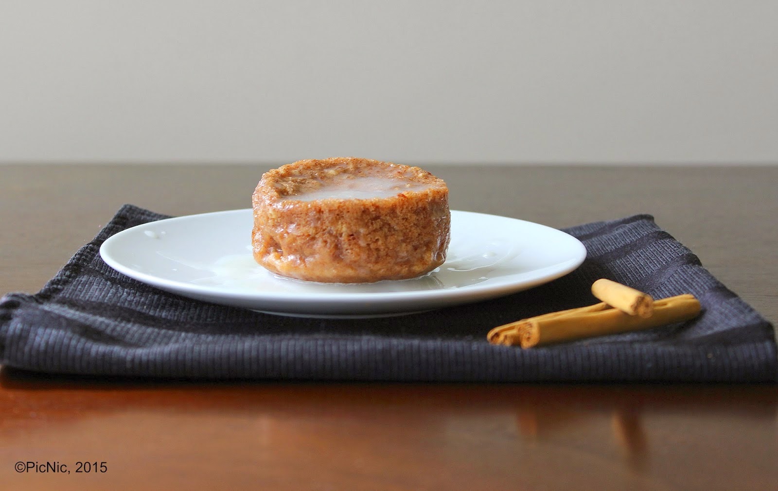 Featured Recipe | Cinnamon Bun Mug Cake from PicNic #recipe #SecretRecipeClub #mugcake #cinnamon