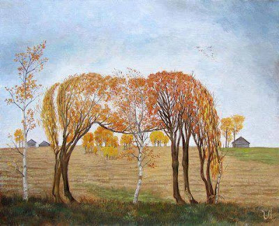 Horse-tree-painting