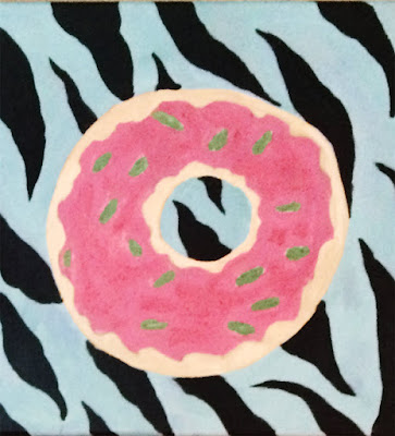 Painting of donut