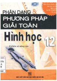 Phân Dạng và Phương Pháp Giải Toán Hình Học 12 - Trần Thị Vân Anh