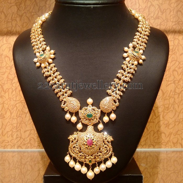 Traditional Look Uncut Diamond Set - Jewellery Designs