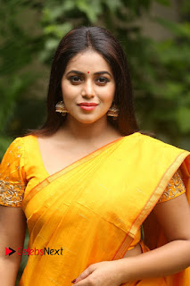 Actress Poorna Pictures in Saree at Avanthika Movie Opening  0014