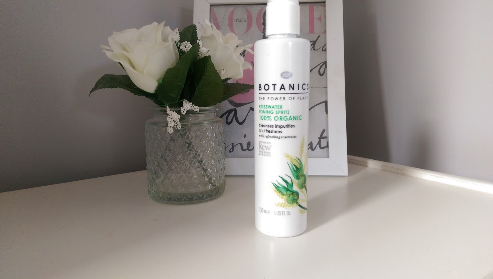 Review // Boots Botanics 100 Organic Rose Water Toning Spritz Alicia Jade