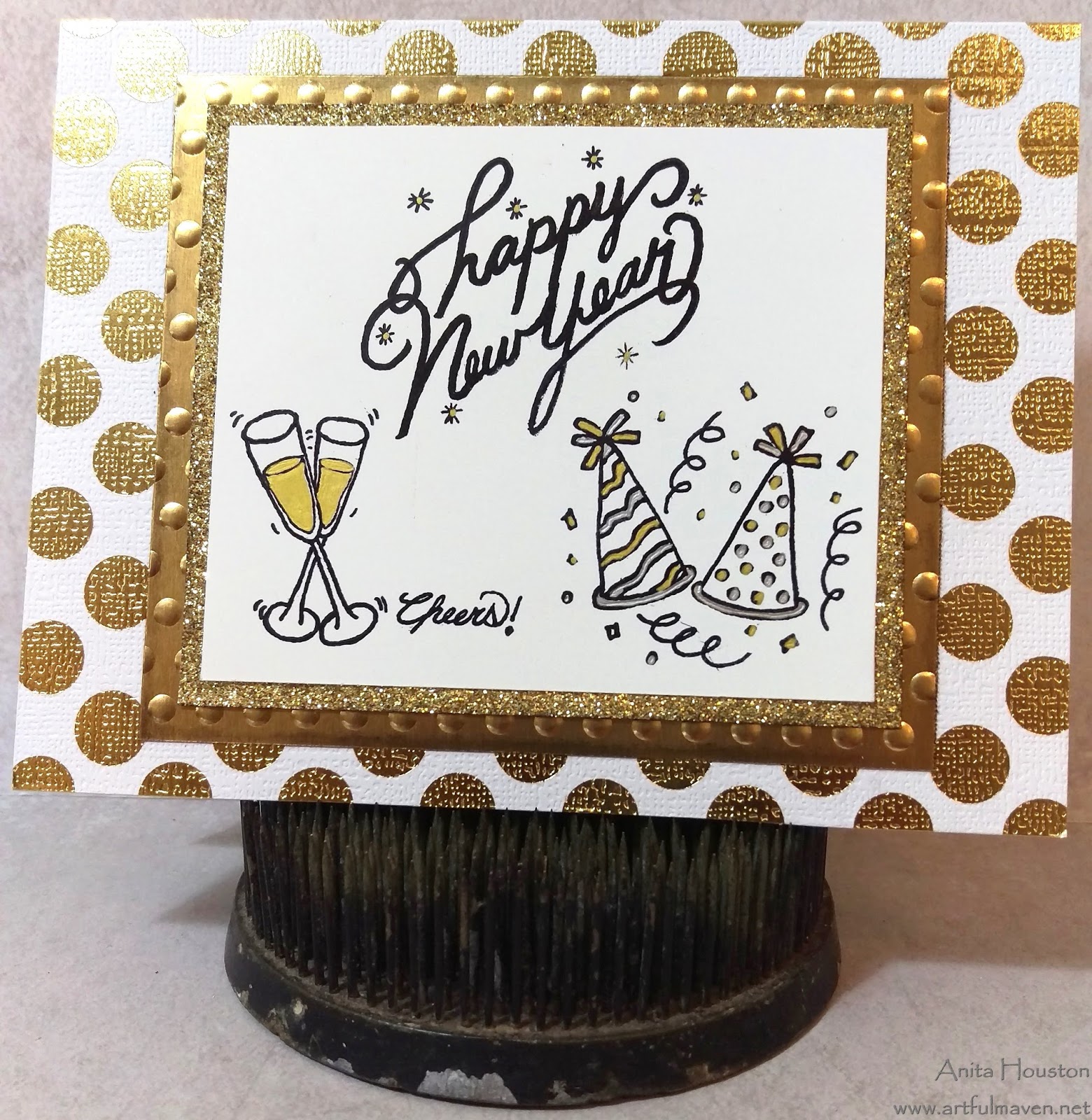 The Artful Maven New Holiday Collection Stamps January