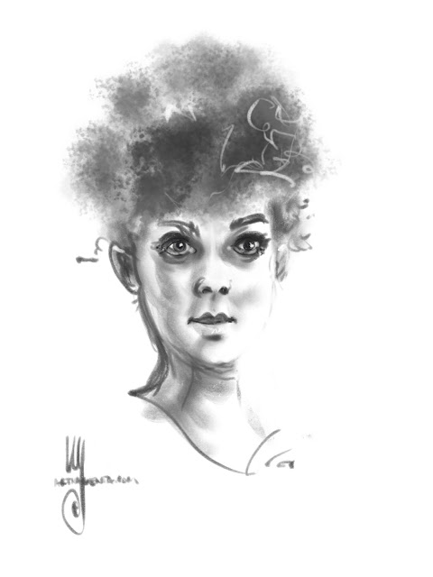 Portrait sketch by Ulf Artmagenta