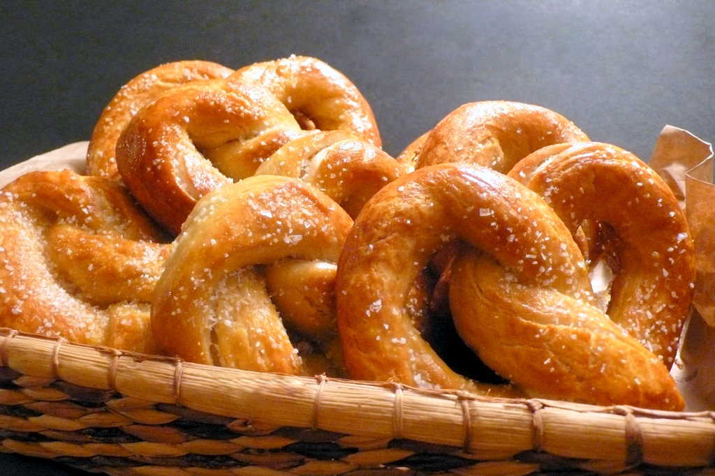 Joyously Domestic Alton Brown's Homemade Soft Pretzels