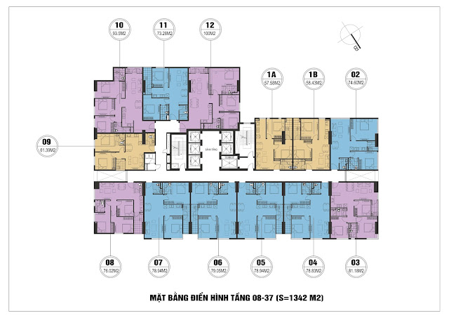 Mặt bằng căn hộ FLC Star Tower Mặt bằng căn hộ FLC Star Tower