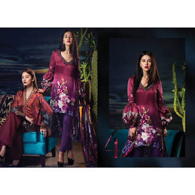 3 Maria B Luxury Silk 2018 3 Maria B Luxury Silk 2018