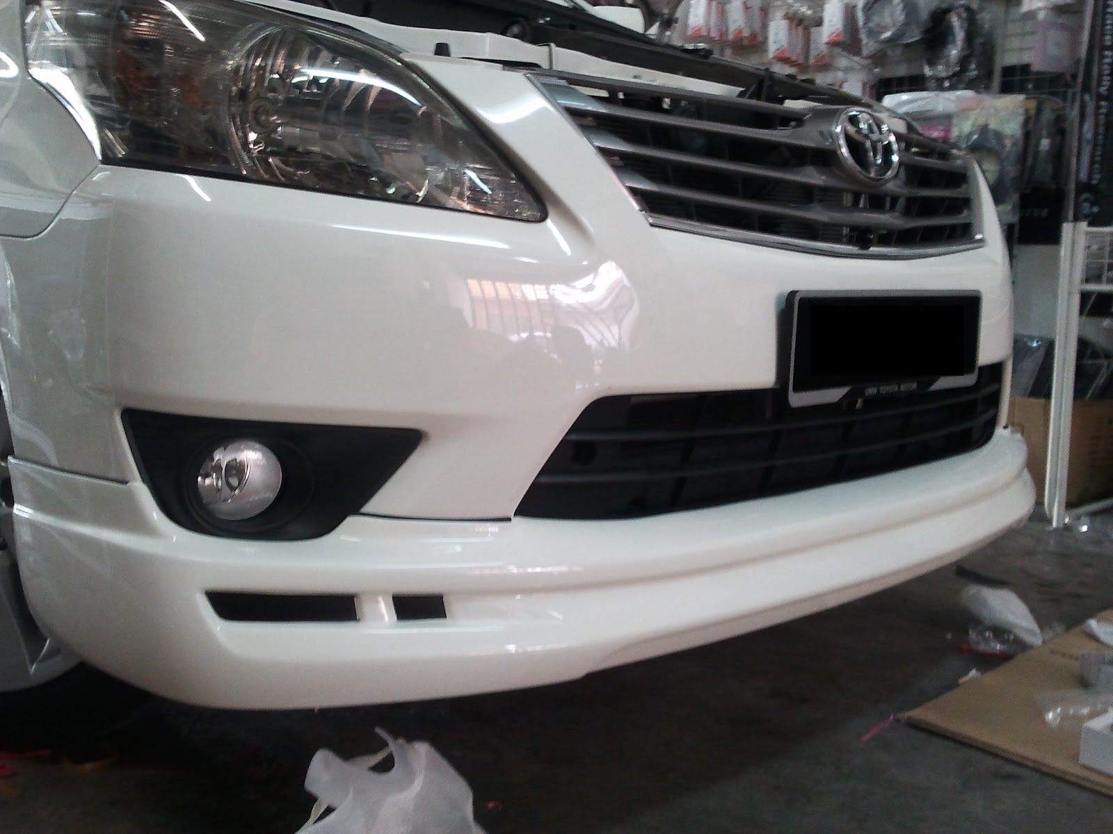 TCA AUDIO CAR ACCESSORIES INNOVA 2012 VELLFIRE DESIGN BODYKIT