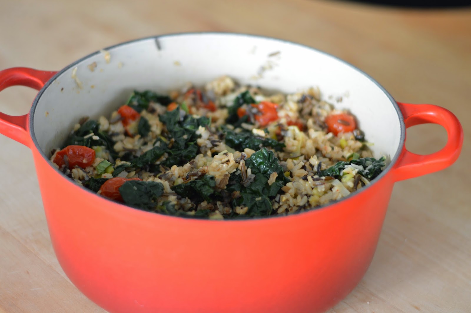 NourishRDs Making Meal Time Easy + Wild Rice, Kale & Roasted Tomato