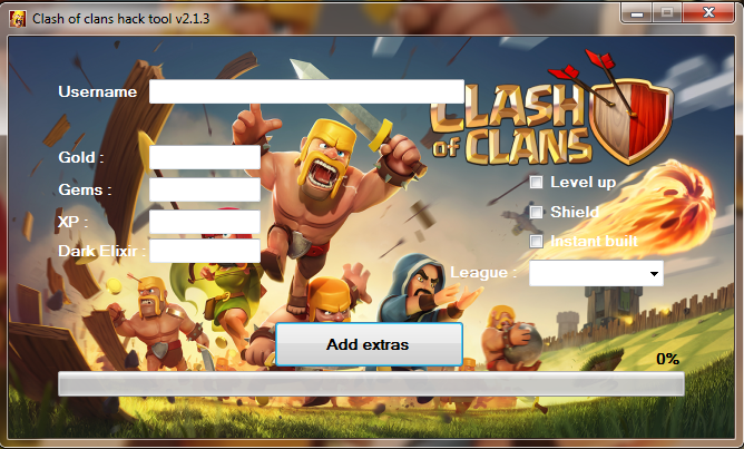 Clash of clans game hack: Clash of clans hack tool v2.1.3