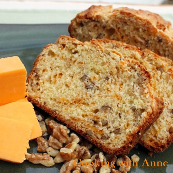 Cooking with Anne Cheddar Walnut Bread