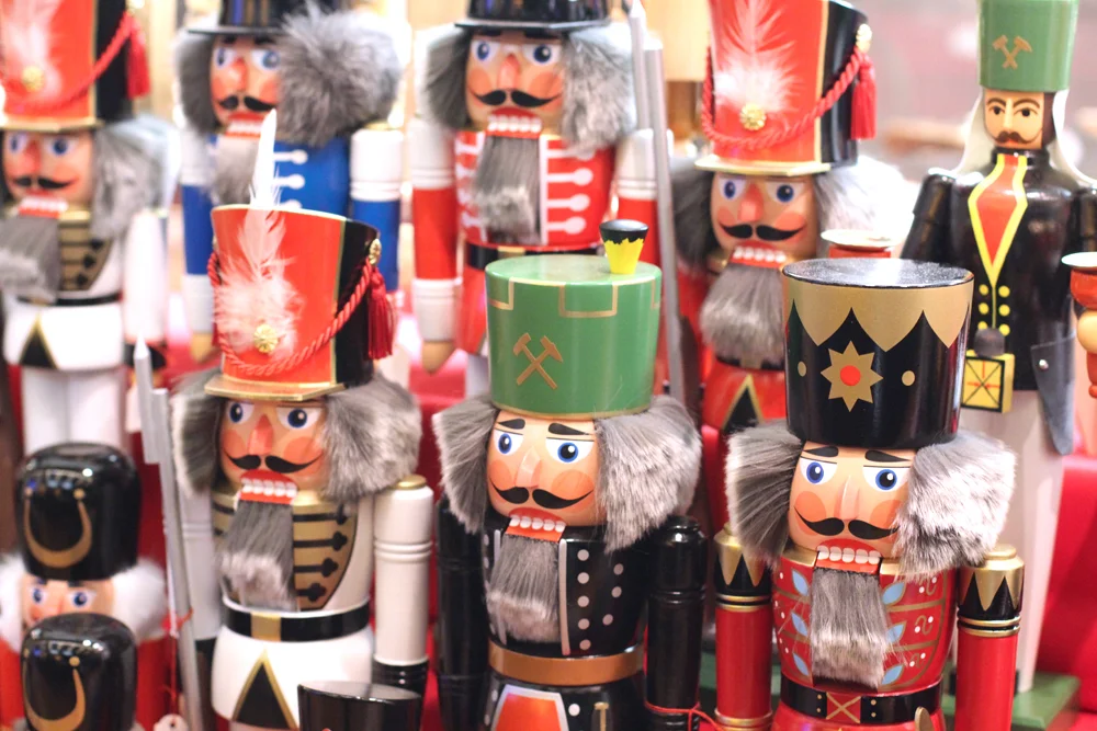 Nutcracker wooden soldiers at the Berlin Christmas markets - travel & lifestyle blog