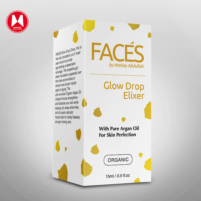 kotak serum, design kotak, design kotak serum, print kotak, print kotak serum, design dan printing kuala lumpur, gold box, kotak argan oil
