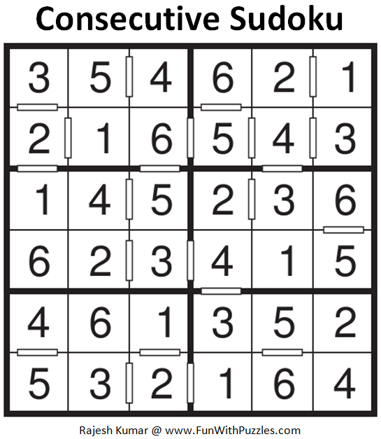 8x8 Classic Sudoku (Fun With Sudoku 166)
