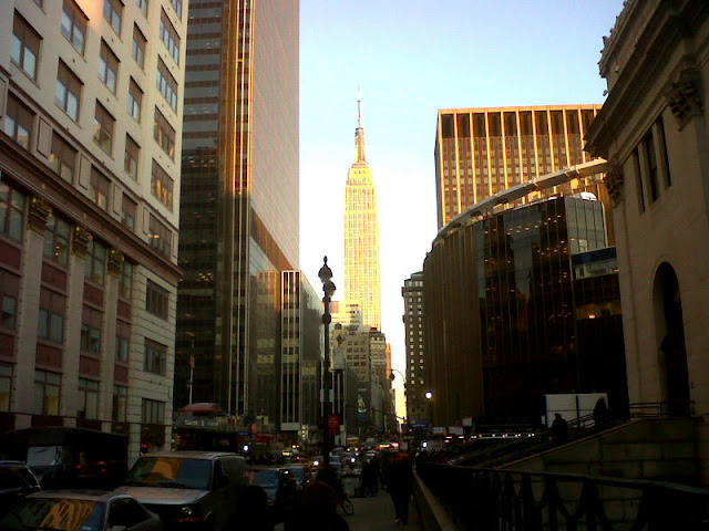 Empire State Building from Madison Square Garden, NYC