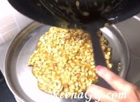 Mungfali Chikki Recipe step 6