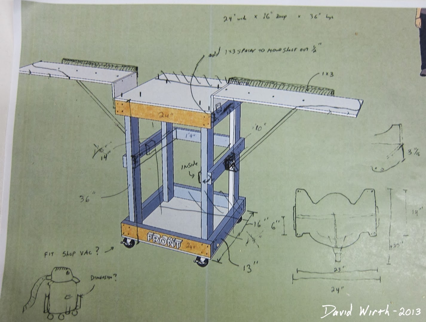 Table Saw Stand Plans Images  crazygallery.info