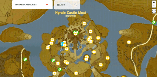 Breath of the Wild Interactive Map