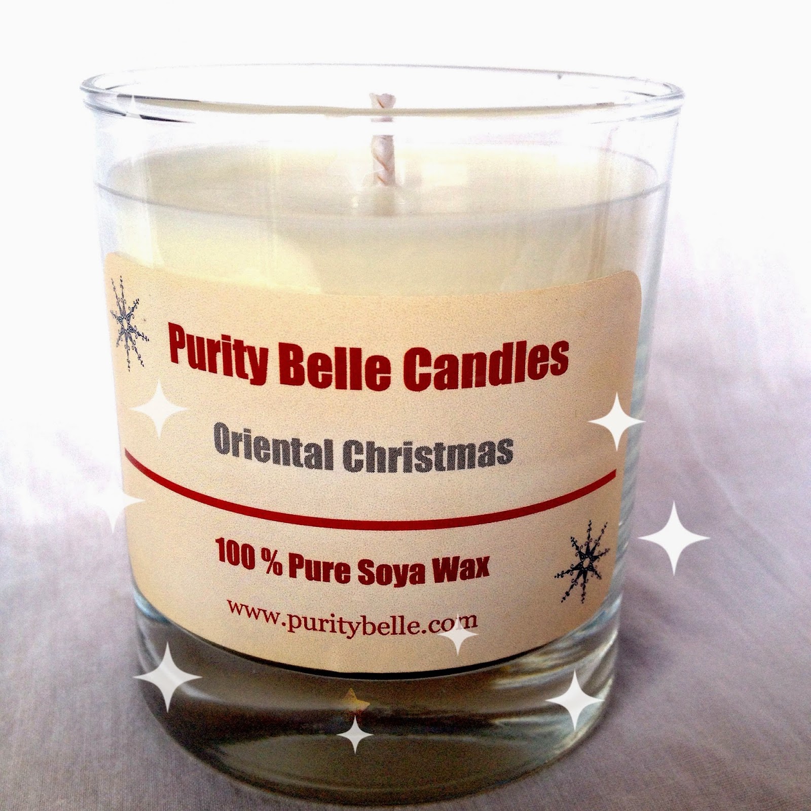 Oriental Christmas Soy Candle Purity Belle