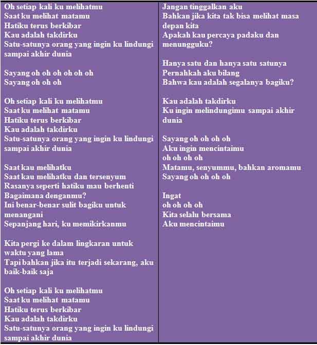 Lirik Lagu Dots I Love You - Arsia Lirik