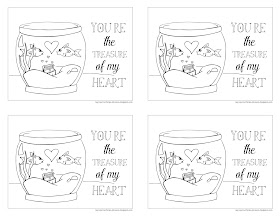 Free Valentine postcards to print and hand out