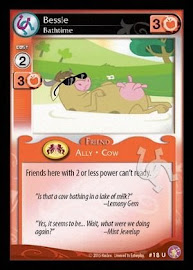 My Little Pony Bessie, Bathtime Absolute Discord CCG Card