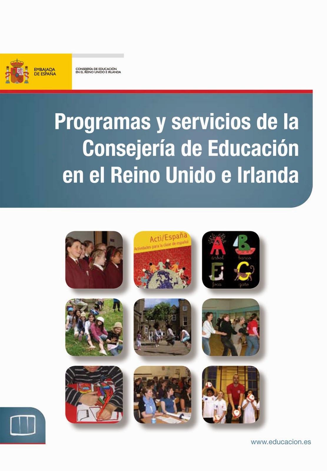 Resource centres of the Consejería de Educación in the UK