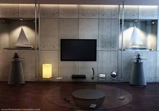 Desain Ruang Televisi  Untuk Santai Bersama Keluarga 
