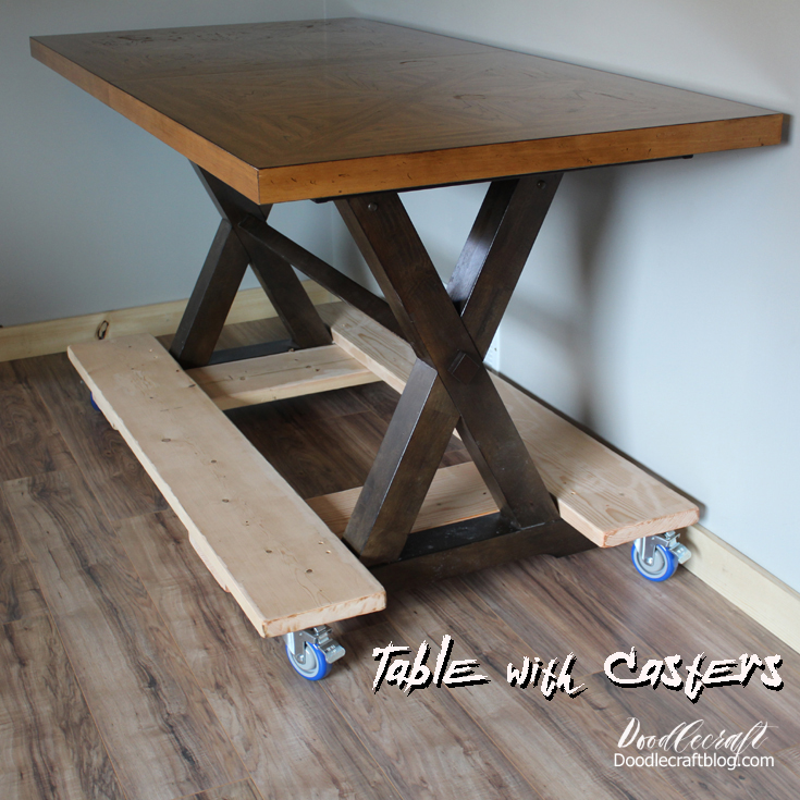Kitchen Table/Island with Casters!!!