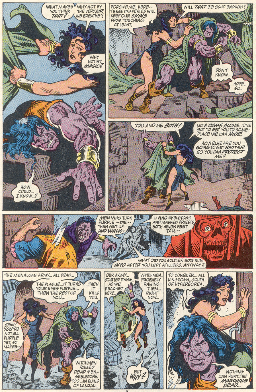 Read online Conan the Barbarian (1970) comic -  Issue #256 - 6