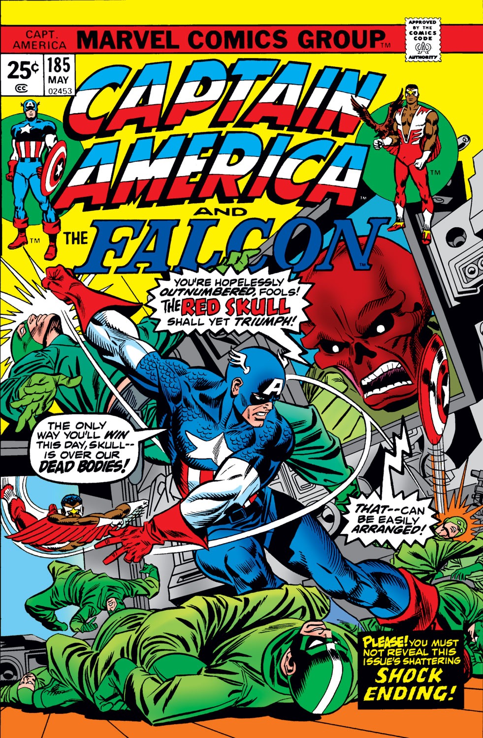 Read online Captain America (1968) comic -  Issue #185 - 1