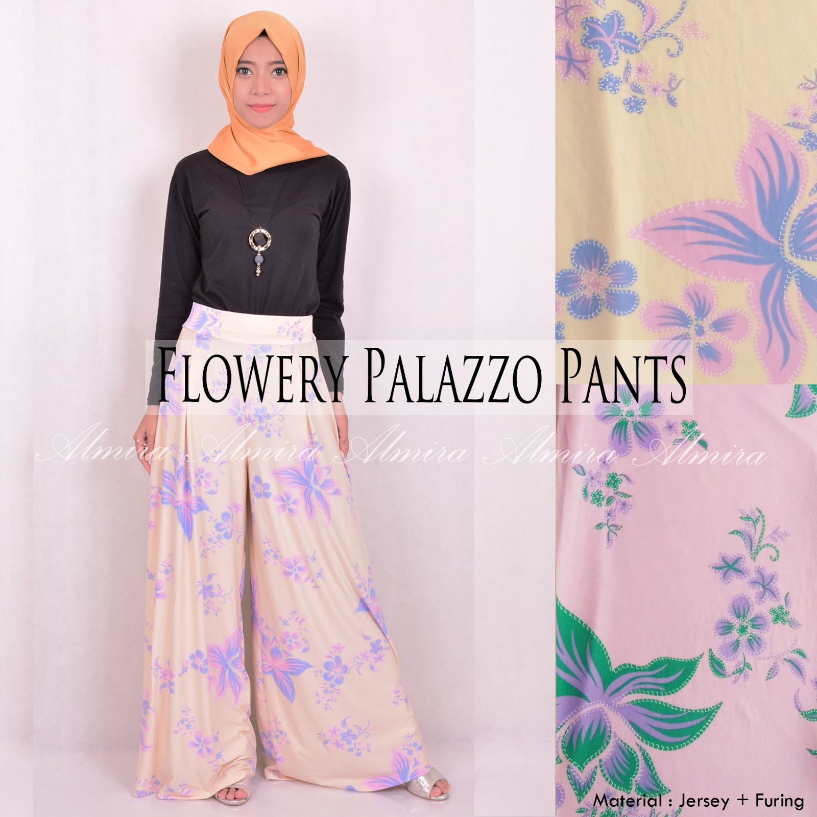 Februari 2017 GRIYA RADITYA kulot palazzo pants trousers cullotes celanarok kuning almira pilihanwarna