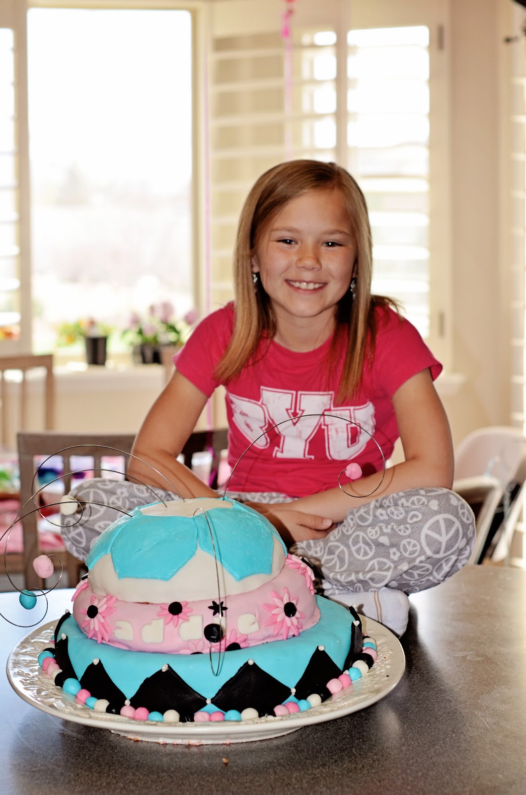 "A Happy Family Is But An Earlier Heaven." Addie's Cake Decorating Party!