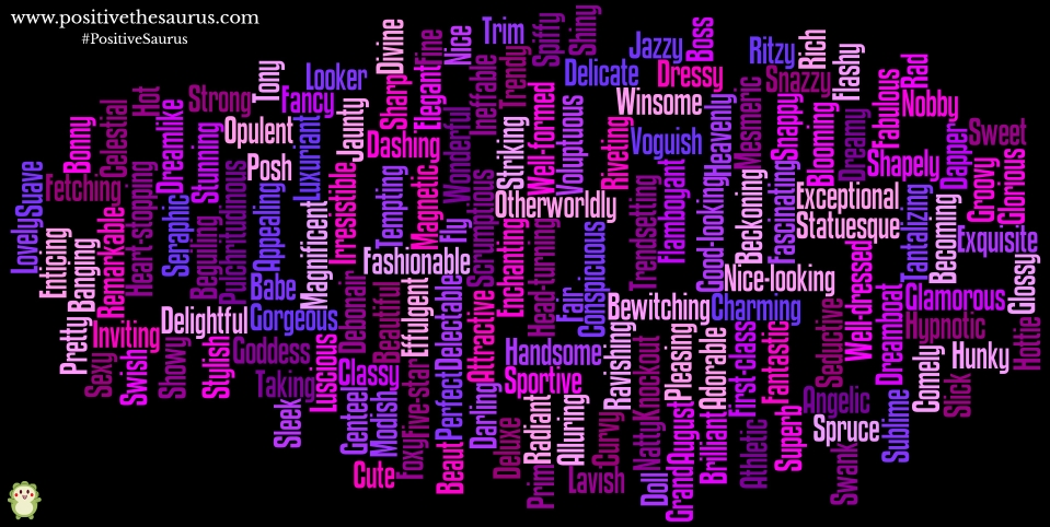 Synonym For Beautiful Cumshot Brushes a-poster-with-english-words-for-pretty
