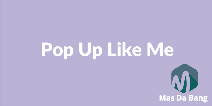 Cara Membuat Pop Up Like Me on Facebook
