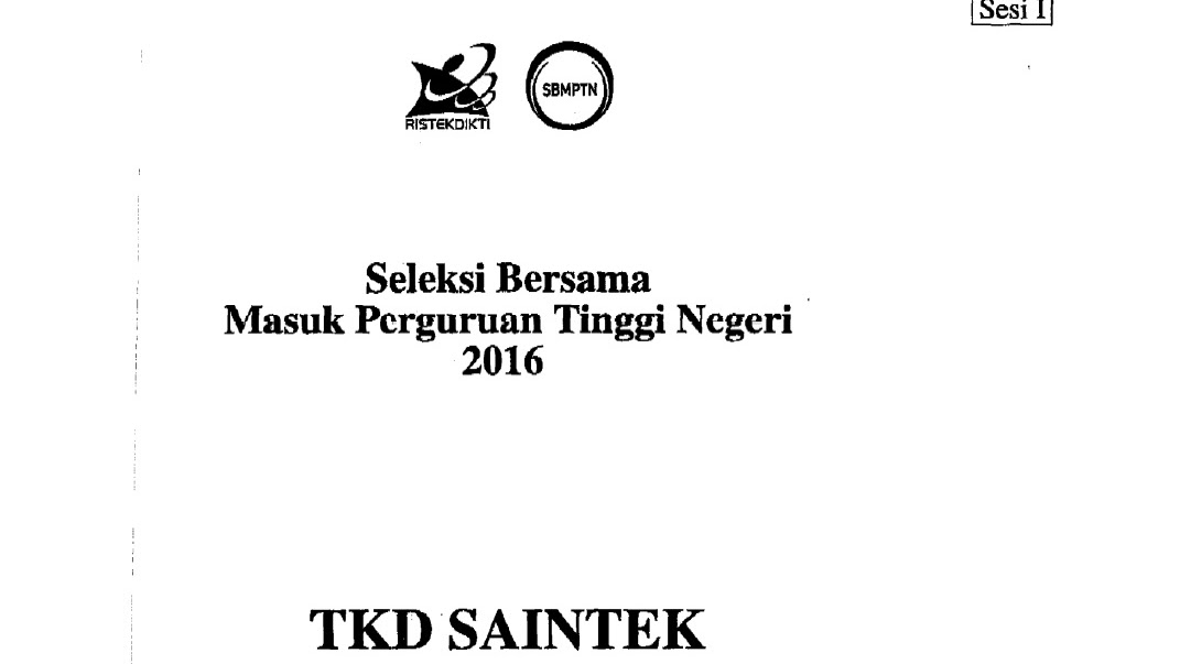 Bank Soal Sbmptn Tahun 2016 Soal Latihan Persiapan Utbk Sbmptn Defantri Com