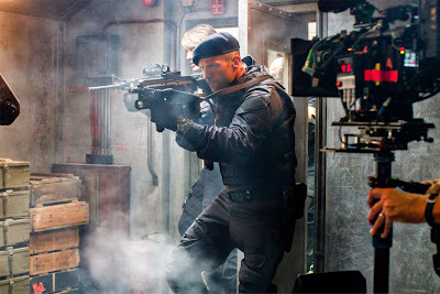 the expendables 3 set photo dolph lundgren and jason statham