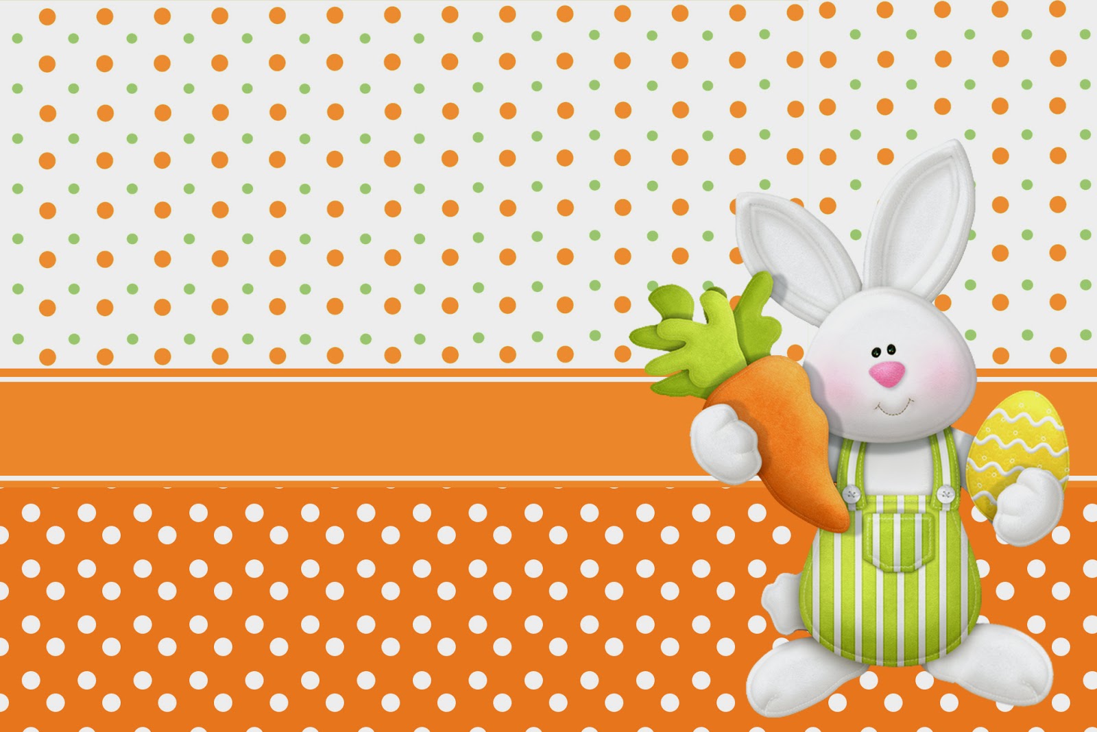 Pascua en Naranja: Invitaciones para Imprimir Gratis. Para hacer invitaciones, tarjetas, marcos de fotos o etiquetas de Pascua en Naranja para imprimir gratis.