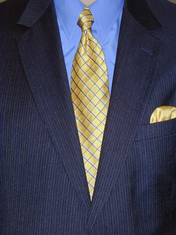 mens yellow tie