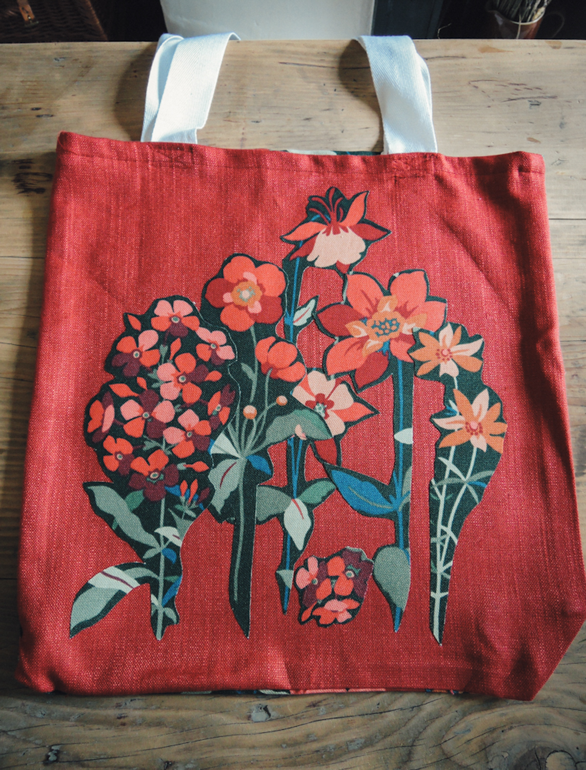 A handmade cottage How to make Laura Ashley Embellished Tote Bag