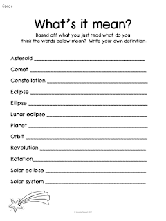 Close up of definition page