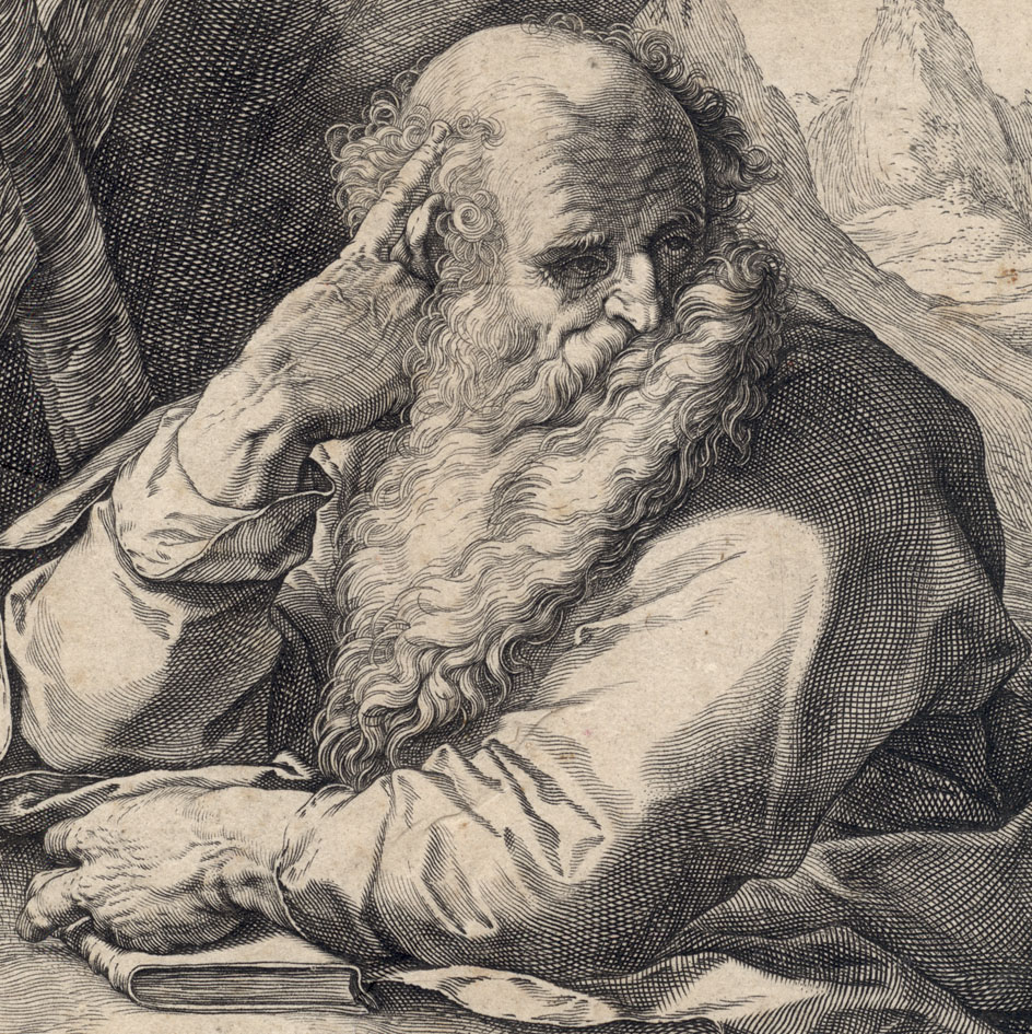 Prints And Principles Hendrick Goltzius Engraving St Andrew 1589