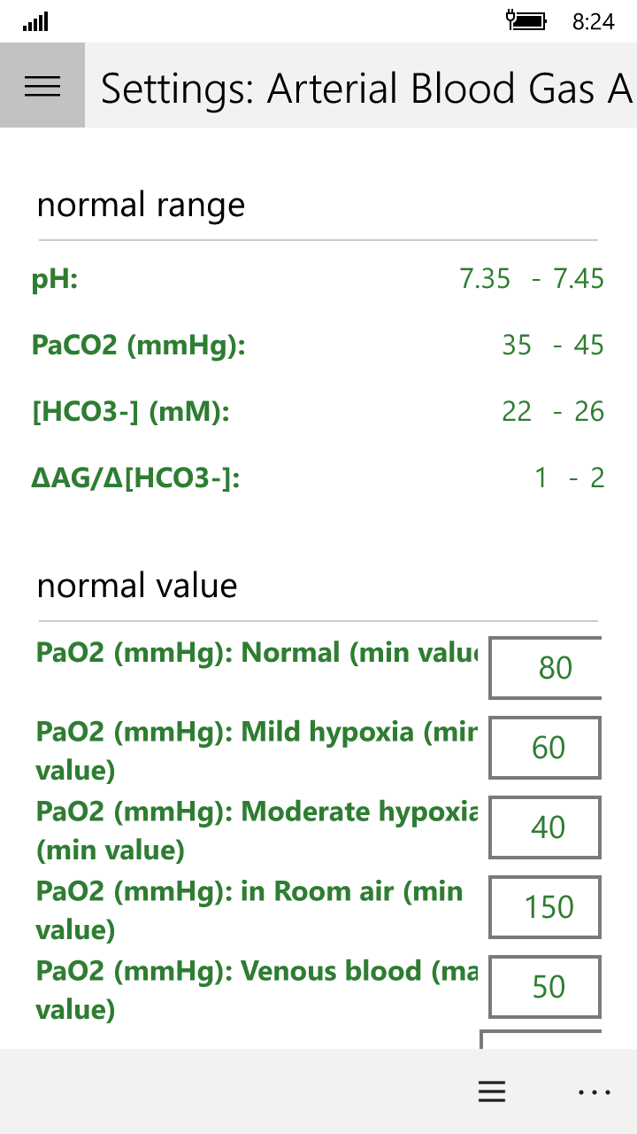 Arterial Blood Gas Analyzer