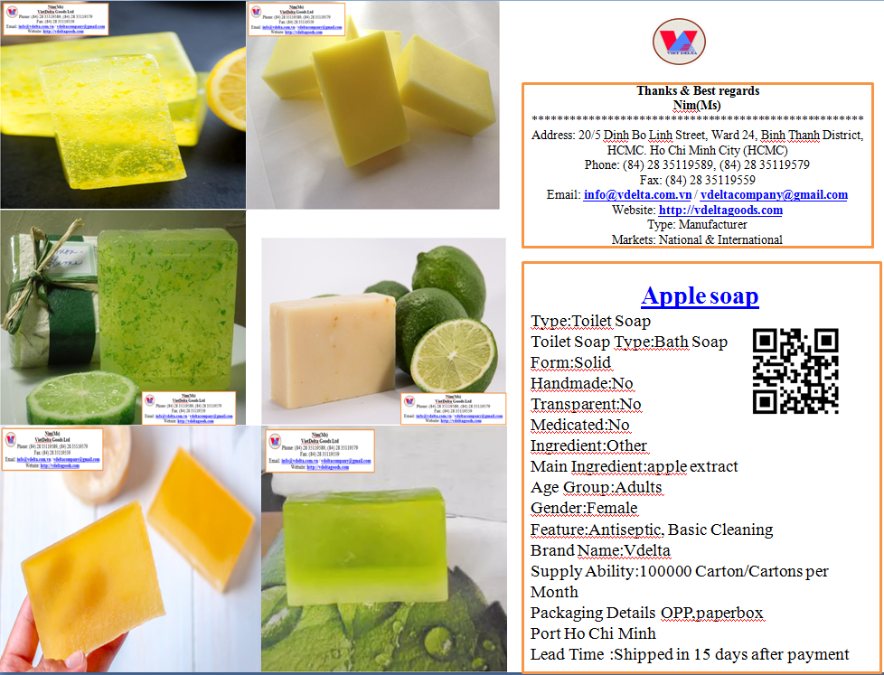 Lemon soap suppliers